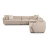 Sylvie Cream Boucle 6-Piece Large Sectional Model: TOV-L69098-SEC1