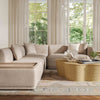 Sylvie Cream Boucle 4-Piece Left Chaise Sectional Model: TOV-L69099-LAF