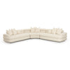 Lulu Cream Boucle Modular Curved Sectional Model: TOV-L69117-SEC1