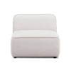 Travie White Sand Performance Corduroy Velvet Armless Chair Model: TOV-L69170