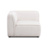 Travie White Sand Performance Corduroy Velvet Corner Chair Model: TOV-L69171