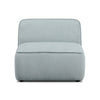 Travie Light Green Performance Corduroy Velvet Armless Chair Model: TOV-L69180