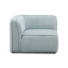 Travie Light Green Performance Corduroy Velvet Corner Chair Model: TOV-L69181