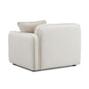 Travie Sand Upcycled Linen RAF Corner Chair Model: TOV-L69201