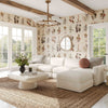 Perry Cream Chenille Modular U-Sectional Model: TOV-L69219-SEC1