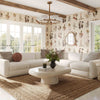 Perry Cream Chenille Modular Large U-Sectional Model: TOV-L69219-SEC5