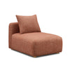 Hangover Sedona Red Textured Fabric Modular Armless Chair Model: TOV-L69244-AC