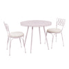 Erica Pink Wrought Iron Outdoor Chair Model: TOV-O18666