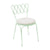 Erica Mint Green Wrought Iron Outdoor Chair Model: TOV-O18667