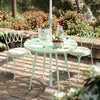 Erica Mint Green Wrought Iron Outdoor Chair Model: TOV-O18667