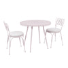 Erica Pink Wrought Iron Outdoor Cafe Table Model: TOV-O18669