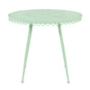 Erica Mint Green Wrought Iron Outdoor Cafe Table Model: TOV-O18670