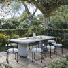 Pansy Cream Outdoor Dining Chair Model: TOV-O18674