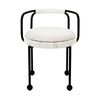 Pansy Cream Outdoor Dining Chair Model: TOV-O18674