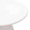 Tulum Ivory Concrete Indoor / Outdoor Round Coffee Table Model: TOV-O44144