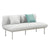 Katti Light Grey Outdoor Loveseat Model: TOV-O54259