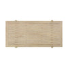 Gata Light Teak Outdoor 87" Rectangular Dining Table Model: TOV-O54272