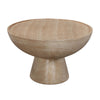 Eclipse Textured Faux Travertine Indoor / Outdoor Coffee Table Model: TOV-O54275