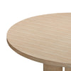 Patti Textured Faux Travertine Indoor / Outdoor 55" Round Dining Table Model: TOV-O54276