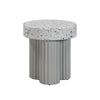 Clover Faux Terrazzo Indoor / Outdoor Round Side Table Model: TOV-O54278
