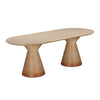 Fassa Terracotta Indoor / Outdoor 87" Oval Dining Table Model: TOV-O54280