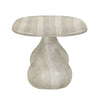 Smooch Faux Travertine Indoor / Outdoor 87" Oval Dining Table Model: TOV-O54286