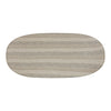 Smooch Faux Travertine Indoor / Outdoor 87" Oval Dining Table Model: TOV-O54286