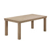Cassie Natural Outdoor 75" Rectangular Dining Table Model: TOV-O54292