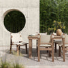 Cassie Natural Outdoor 75" Rectangular Dining Table Model: TOV-O54292