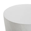 Margot Light Grey Faux Plaster Indoor / Outdoor Concrete Stool Model: TOV-O54298