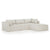 Hangover Cream Outdoor Modular Sectional Model: TOV-O54451