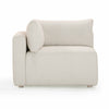 Hangover Cream Modular Outdoor Corner Chair Model: TOV-O54452