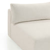 Hangover Cream Modular Outdoor Armless Chair Model: TOV-O54453