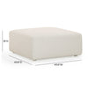 Hangover Cream Outdoor Ottoman Model: TOV-O54454