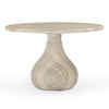 Smooch Faux Travertine Indoor / Outdoor 47" Round Dining Table Model: TOV-O54490