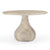 Smooch Faux Travertine Indoor / Outdoor 47" Round Dining Table Model: TOV-O54490