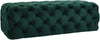 Kaylee Jumbo Green Velvet Ottoman Model: TOV-O66