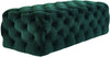 Kaylee Jumbo Green Velvet Ottoman Model: TOV-O66