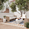 Alexa Cream Performance Fabric Outdoor Armchair Model: TOV-O68809