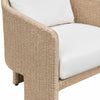 Alexa Cream Performance Fabric Outdoor Armchair Model: TOV-O68809