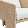 Alexa Cream Performance Fabric Outdoor Armchair Model: TOV-O68809