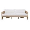 Alexa Cream Performance Fabric Outdoor Sofa Model: TOV-O68810