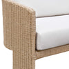 Alexa Cream Performance Fabric Outdoor Sofa Model: TOV-O68810