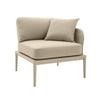 Kapri Taupe Modular Outdoor RAF Corner Seat Model: TOV-O68890