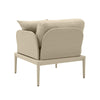 Kapri Taupe Modular Outdoor RAF Corner Seat Model: TOV-O68890