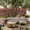 Kapri Taupe Modular Outdoor Armless Chair Model: TOV-O68892