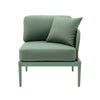 Kapri Moss Green Modular Outdoor RAF Corner Seat Model: TOV-O68895