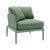 Kapri Moss Green Modular Outdoor LAF Corner Seat Model: TOV-O68896