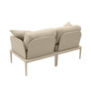 Kapri Taupe Modular Outdoor Loveseat Model: TOV-O68899-LO