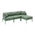 Kapri Moss Green Modular Outdoor Sectional Model: TOV-O68900-SEC